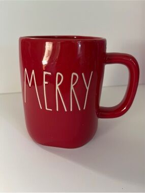 Rae Dunn Red Merry Ceramic Mug